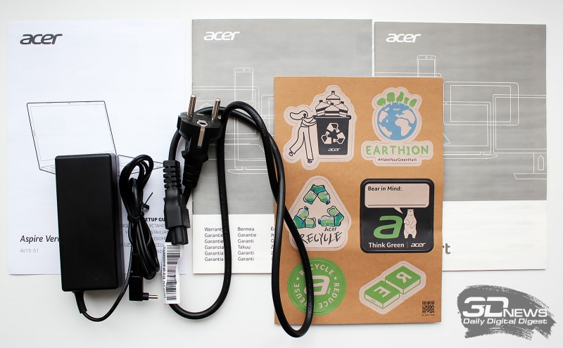 Обзор и тестирование экологичного ноутбука Acer Aspire Vero AV15-51-58JC: how dare you?