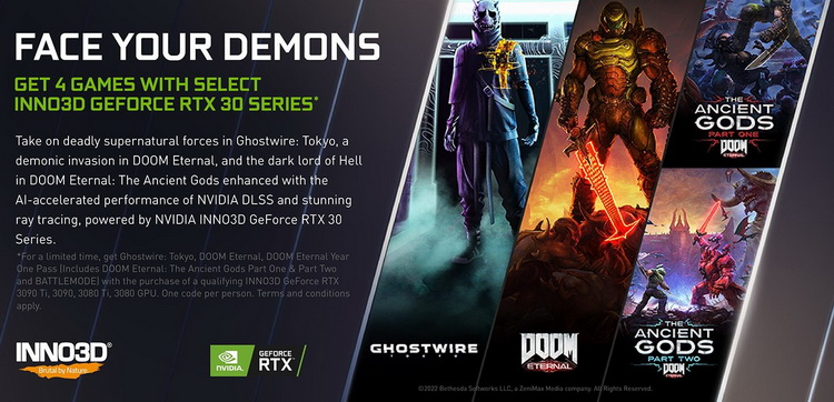 NVIDIA запустила раздачу игр покупателям старших видеокарт GeForce RTX 30-й серии