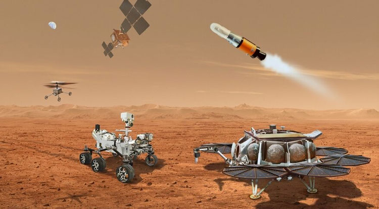 Ставка на вертолёты: NASA исключило марсоход из программы возвращения образцов грунта с Марса