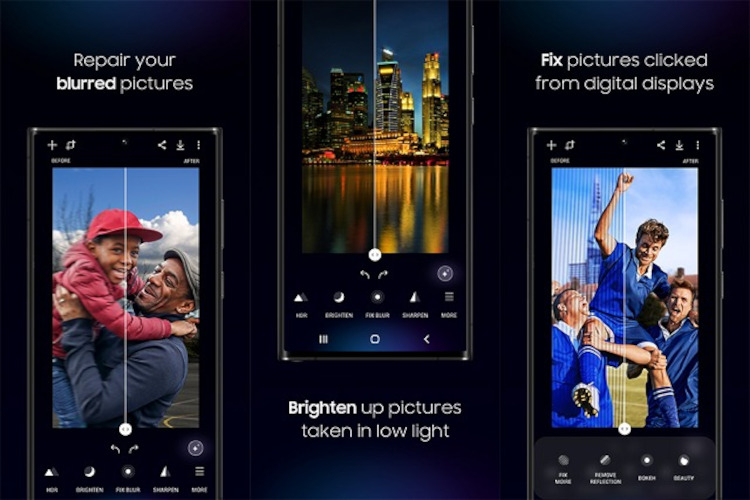 Samsung выпустила мобильное приложение Galaxy Enhance-X для улучшения изображений с помощью алгоритмов ИИ