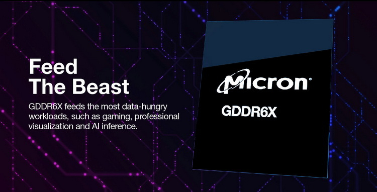 Micron начала выпуск ускоренной GDDR6X-памяти для видеокарт GeForce RTX 40-й серии