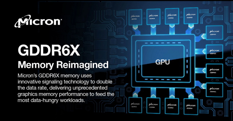 Micron начала выпуск ускоренной GDDR6X-памяти для видеокарт GeForce RTX 40-й серии