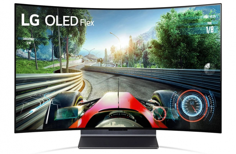 LG представила 42-дюймовый телевизор LG OLED Flex (LX3) с кривизной экрана, изменяемой с пульта