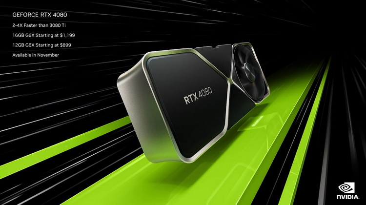NVIDIA представила GeForce RTX 4090 и две GeForce RTX 4080 — ускорители нового поколения с ценой от $899