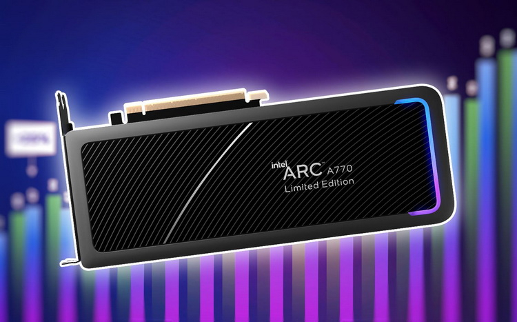 Собственные тесты Intel показывают, что видеокарта Arc A770 лучше справляется с трассировкой лучей, чем GeForce RTX 3060