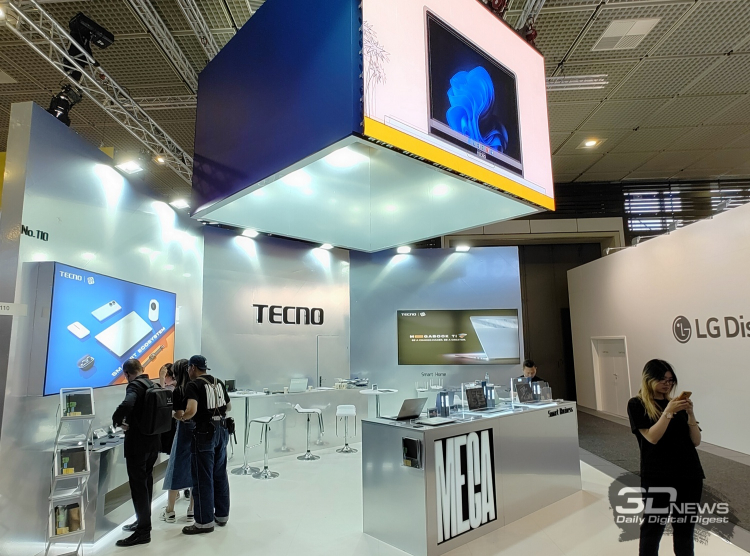 TECNO представила на IFA 2022 свой первый ноутбук MEGABOOK T1 и не только