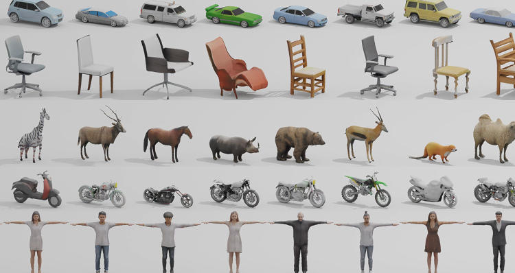 NVIDIA научила ИИ быстро генерировать объекты и персонажей для виртуальных миров