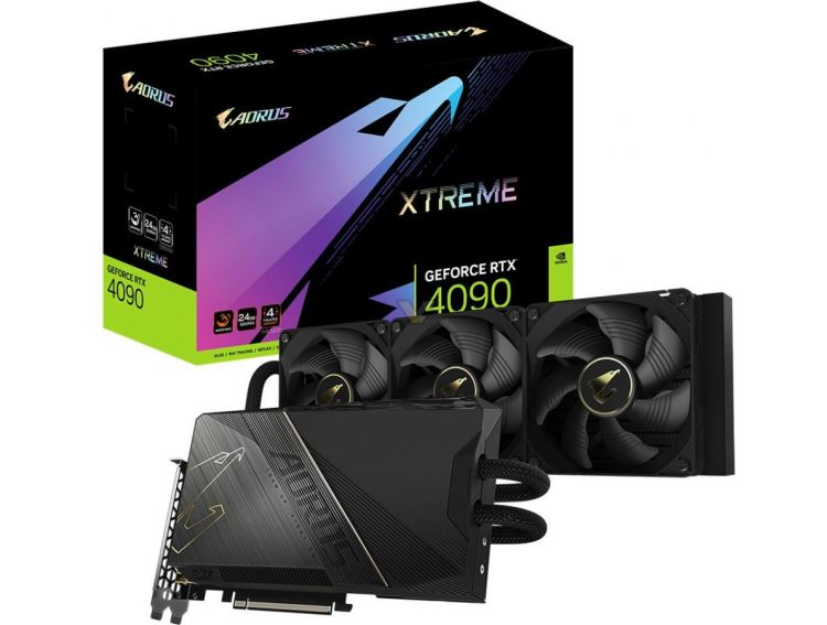 Gigabyte представила GeForce RTX 4090 Aorus Xtreme Waterforce — видеокарту с 360-мм радиатором СЖО