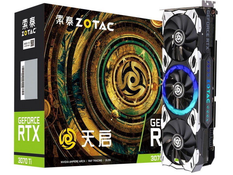 Zotac выпустила видеокарту GeForce RTX 3070 Ti с нестандартным GPU — это другой чип с той же конфигурацией ядер