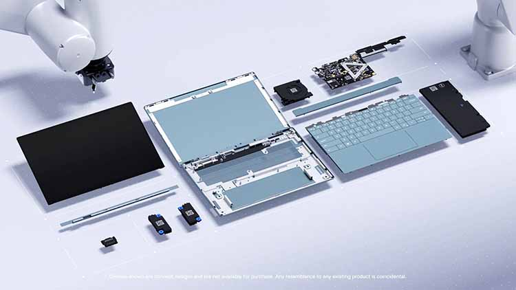 Dell показала улучшенный экологичный ноутбук Concept Luna, который можно быстро разобрать без инструментов