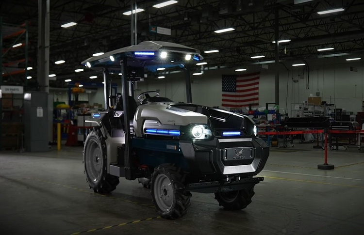 В США начали выпускать полностью электрические беспилотные тракторы Monarch MK-V на платформе NVIDIA Jetson Xavier