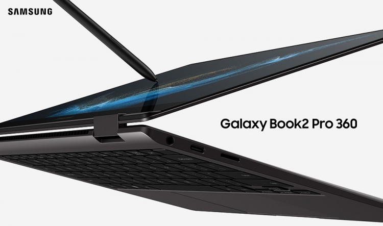 Samsung представила ноутбук Galaxy Book2 Pro 360 с чипом Snapdragon 8cx Gen 3 и ценой $1500