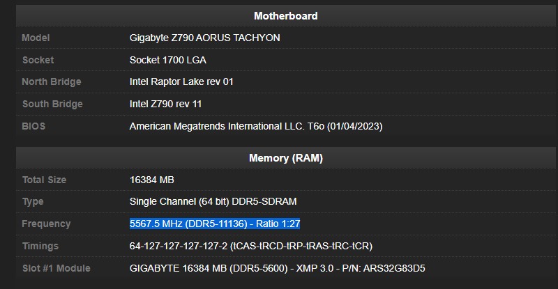 DDR5 заставили работать на 11136 МГц — это новый рекорд разгона оперативной памяти