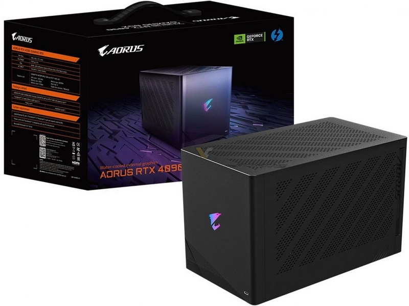 Gigabyte выпустит внешнюю видеокарту GeForce RTX 4090 Aorus Gaming Box