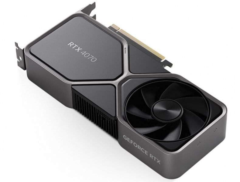 NVIDIA представила GeForce RTX 4070 — аналог GeForce RTX 3080 по цене $600