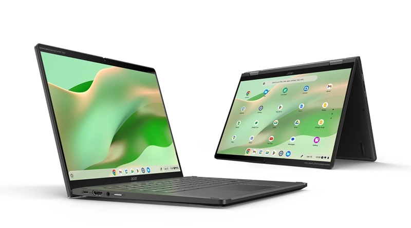 Acer обновила Chromebook Spin 714 веб-камерой QHD и чипами Intel 13-го поколения