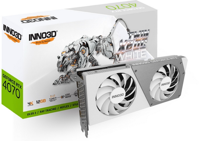 Palit, Gainward и Inno3D представили свои версии GeForce RTX 4070