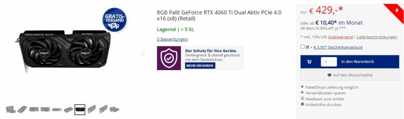 Цена Radeon RX 7600 в Европе упала ниже рекомендованной за сутки с начала продаж, а GeForce RTX 4060 Ti подешевела ещё быстрее