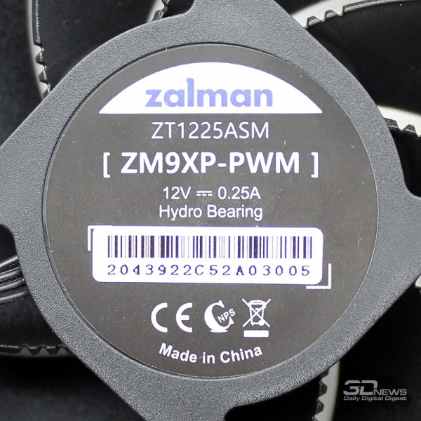 Обзор и тест процессорного кулера Zalman CNPS9X Performa Black