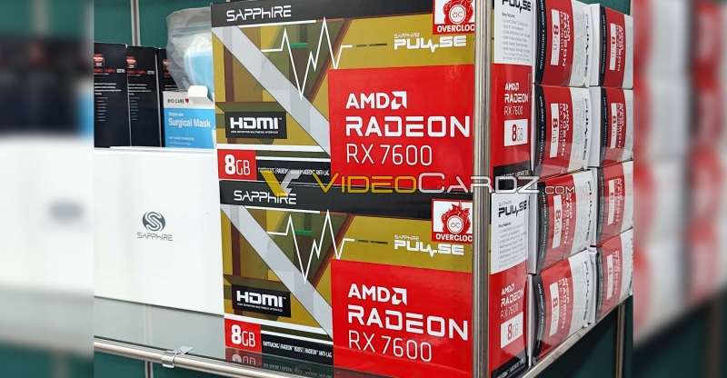 Пока ещё непредставленная Radeon RX 7600 уже поставляется в магазины — коробки попали на фото