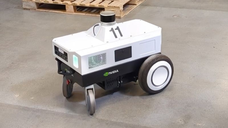 NVIDIA представила Isaac AMR — платформу для быстрой разработки автономных мобильных роботов