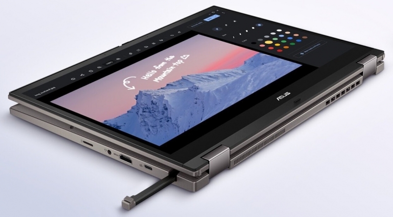 ASUS представила хромбук Chromebook CX34 Flip, который можно использовать как планшет