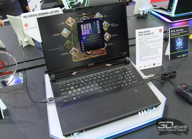 Репортаж со стенда MSI на выставке Computex 2023: ноутбуки для игр, работы и бизнеса