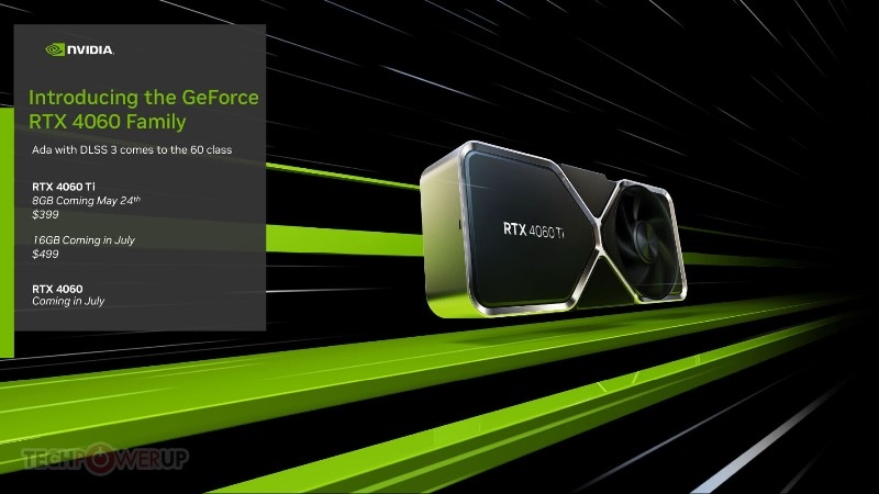 NVIDIA перенесла выпуск видеокарты GeForce RTX 4060 на 29 июня