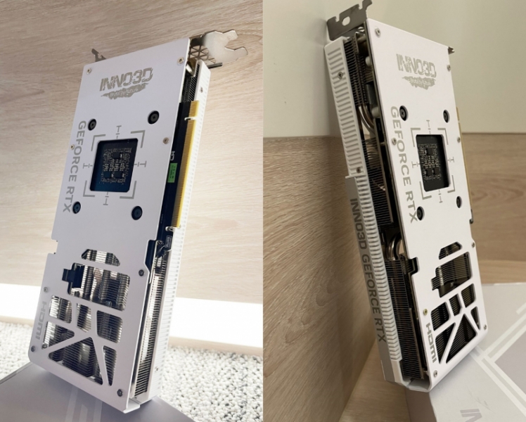 Inno3D показала GeForce RTX 4070 и RTX 4060 Ti со «скрытыми» разъёмами питания