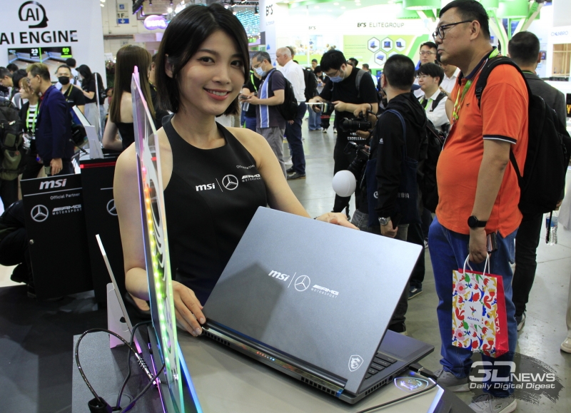Репортаж со стенда MSI на выставке Computex 2023: ноутбуки для игр, работы и бизнеса