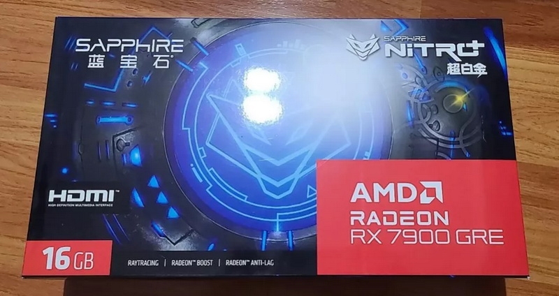AMD выпустила видеокарту Radeon RX 7900 GRE — аналог Radeon RX 7900 XT с уменьшенным объёмом памяти специально для Китая