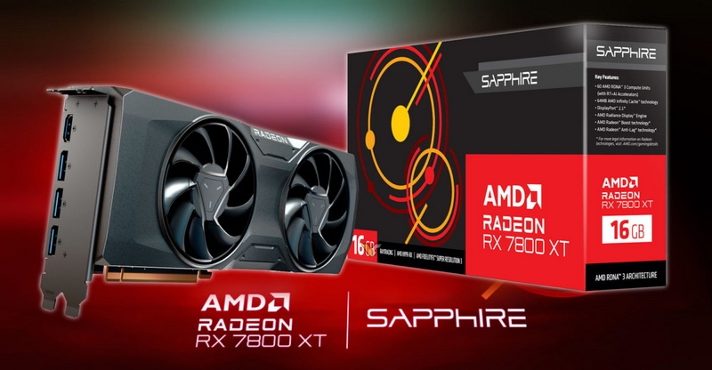 Никто кроме Sapphire не представил Radeon RX 7800 XT в эталонном исполнении