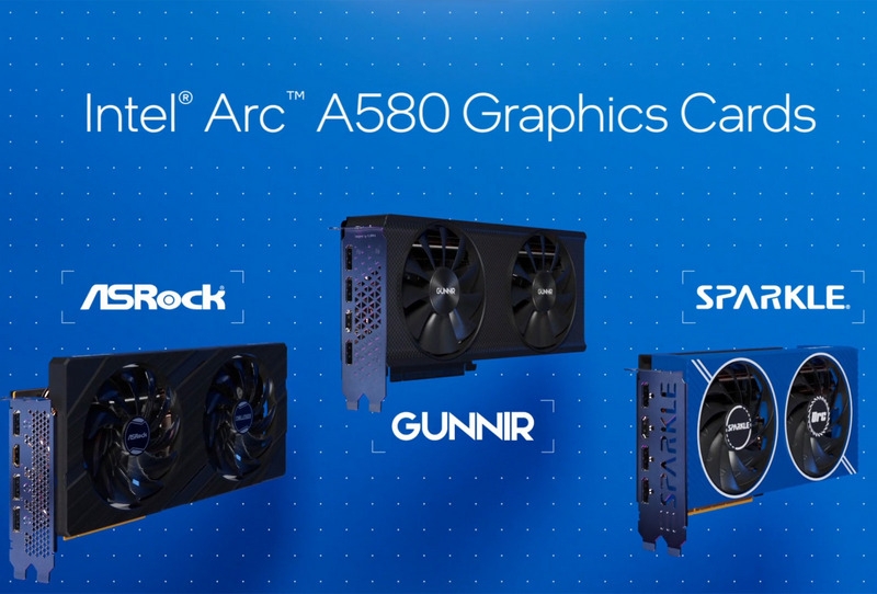 Intel выпустила видеокарту Arc A580 для игр в Full HD всего за $179 — с её анонса прошло почти 400 дней