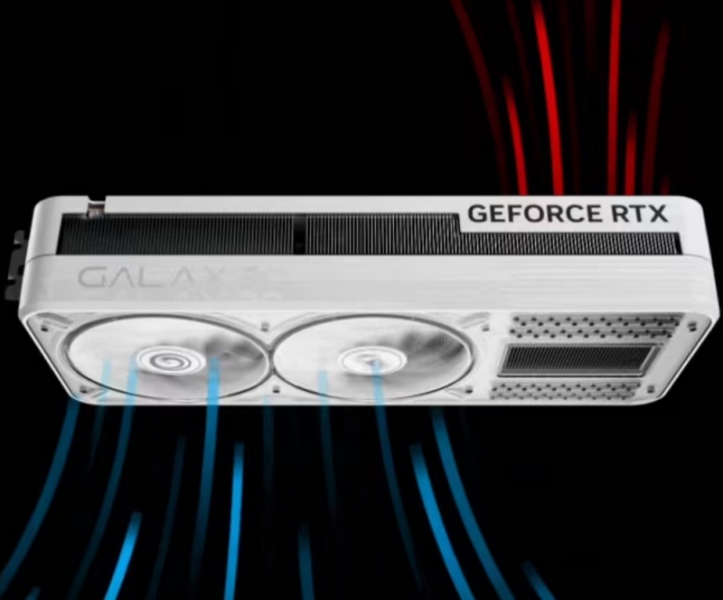 Galax готовит видеокарту GeForce RTX 4090 20th Anniversary со скрытым разъёмом питания и вентиляторами с двух сторон