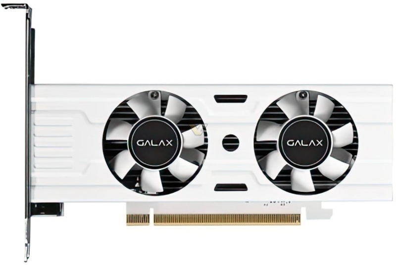 Galax представила низкопрофильную полностью белую видеокарту GeForce RTX 3050 6GB LP 