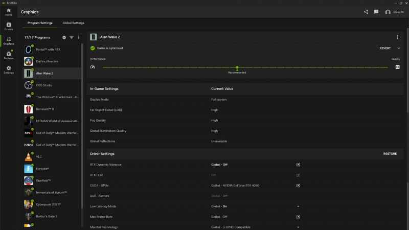 Вышла бета NVIDIA App — единого приложения для удобного управления графикой GeForce 