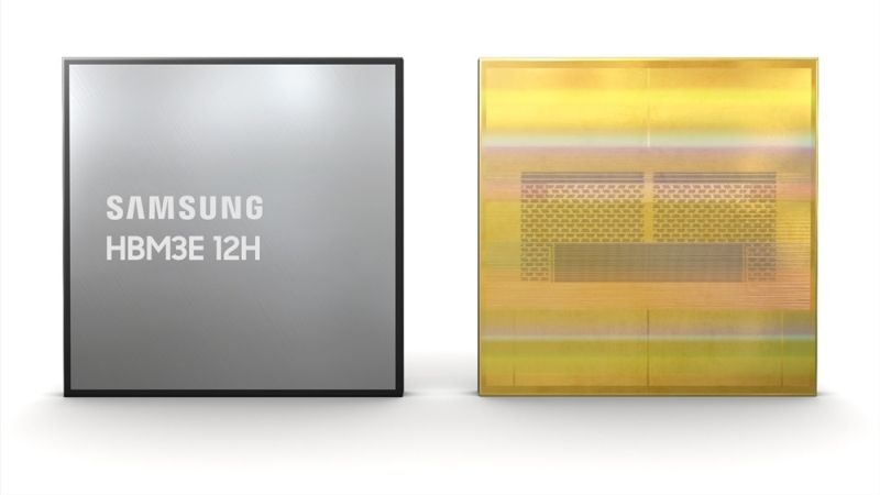 Samsung разработала 12-слойную память HBM3E с рекордной ёмкостью — 36 Гбайт на стек 