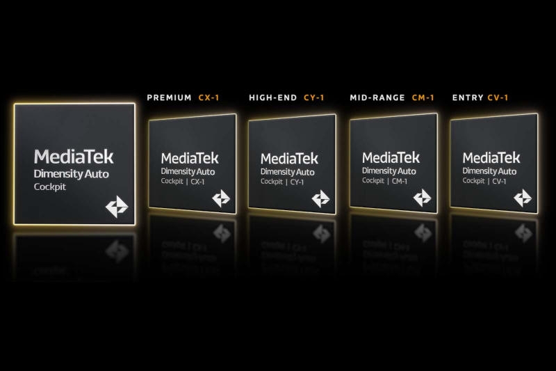 MediaTek представила автомобильные чипы Dimensity Auto Cockpit с графикой Nvidia RTX 