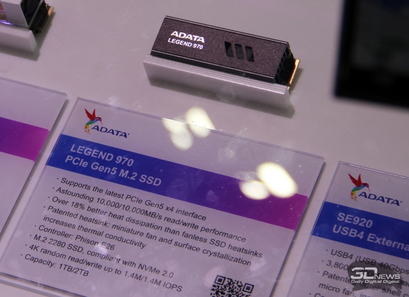 Репортаж со стенда ADATA на выставке Computex 2023: быстрая память, SSD c жидкостным охлаждением и другие новинки